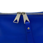 Bottega Veneta Triangle Clutch Wrist Strap Pouch Leather Blue Mode Practical — view 4