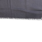 Dior Fringe Logo Scarf Shawl Silk Cashmere Gray Feminine — view 8