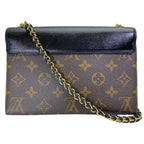 Louis Vuitton Partly Pochette LV Thelma Chain Shoulder Bag Monogram Lambskin — view 2