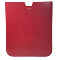 Saint Laurent iPad Case Tablet Pouch Leather Red Practical