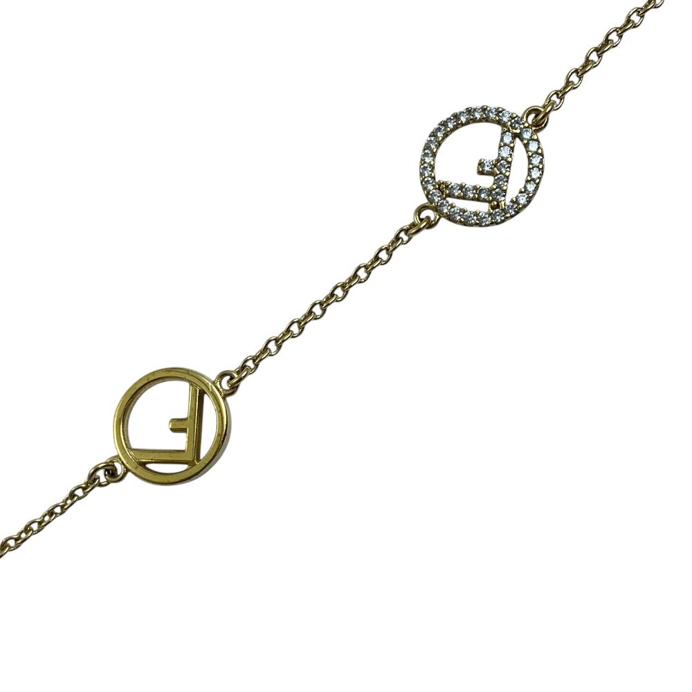 Fendi Is Bracelet Rhinestone Gold Feminine Accent — view 4