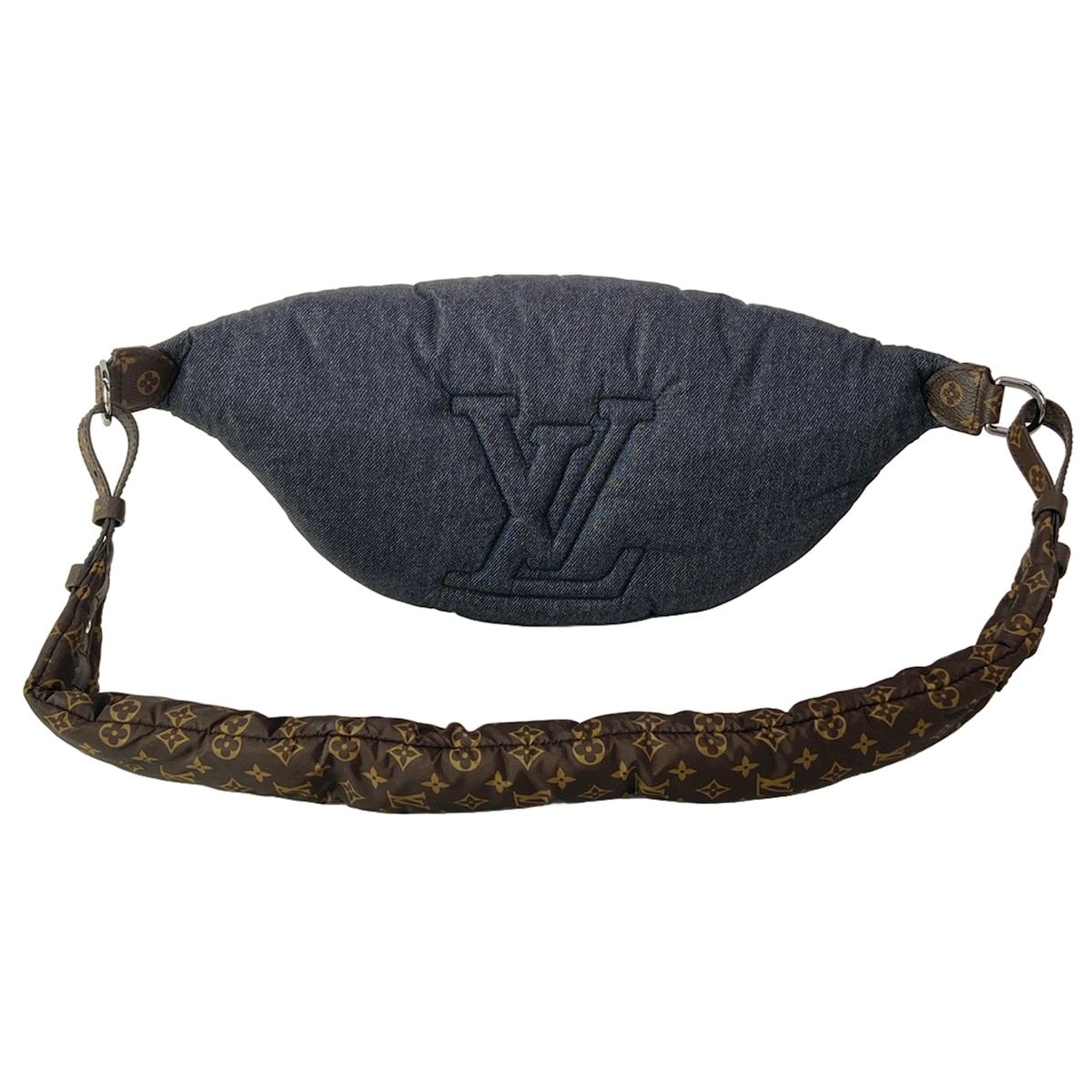 Louis Vuitton Waist Pouch Collection Line High Rise Black Jeans Leather — view 3