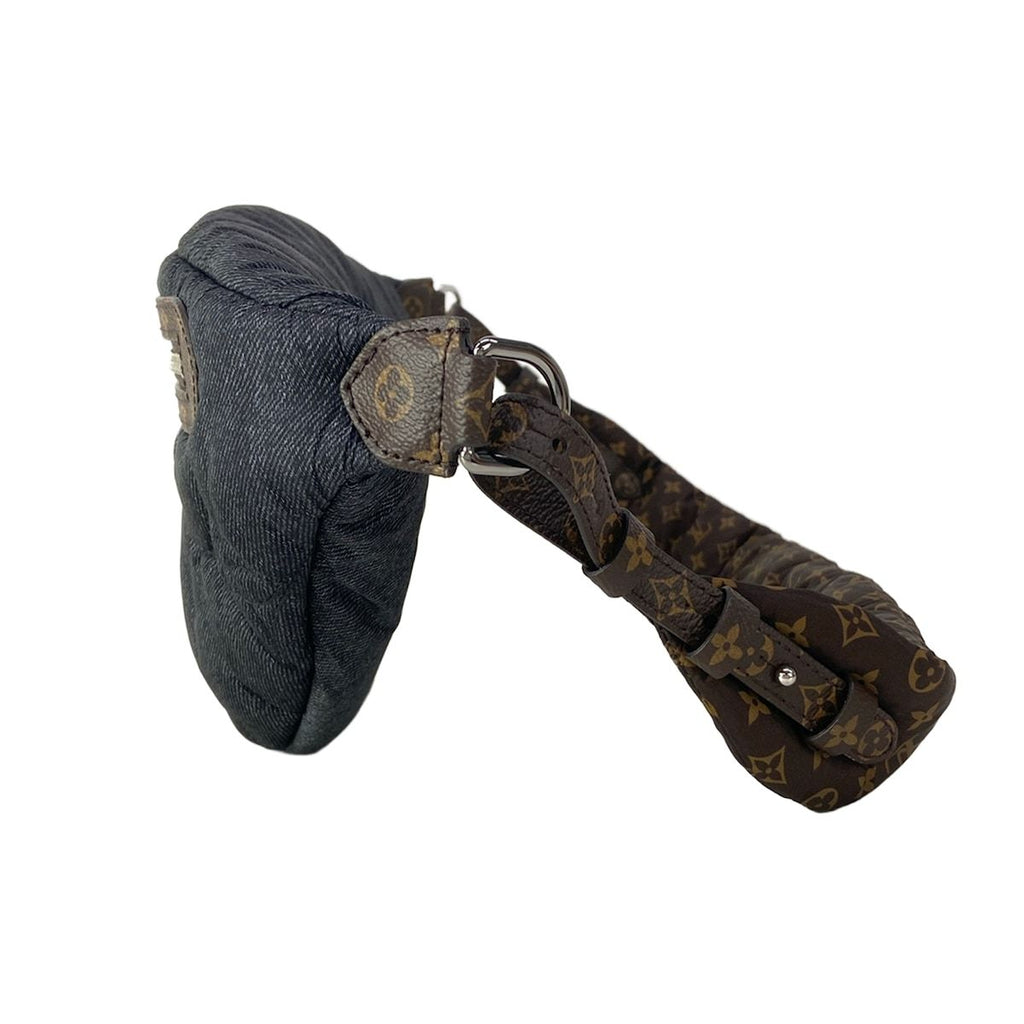 Louis Vuitton Waist Pouch Collection Line High Rise Black Jeans Leather — view 4