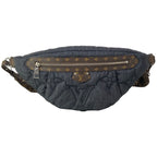 Louis Vuitton Waist Pouch Collection Line High Rise Black Jeans Leather