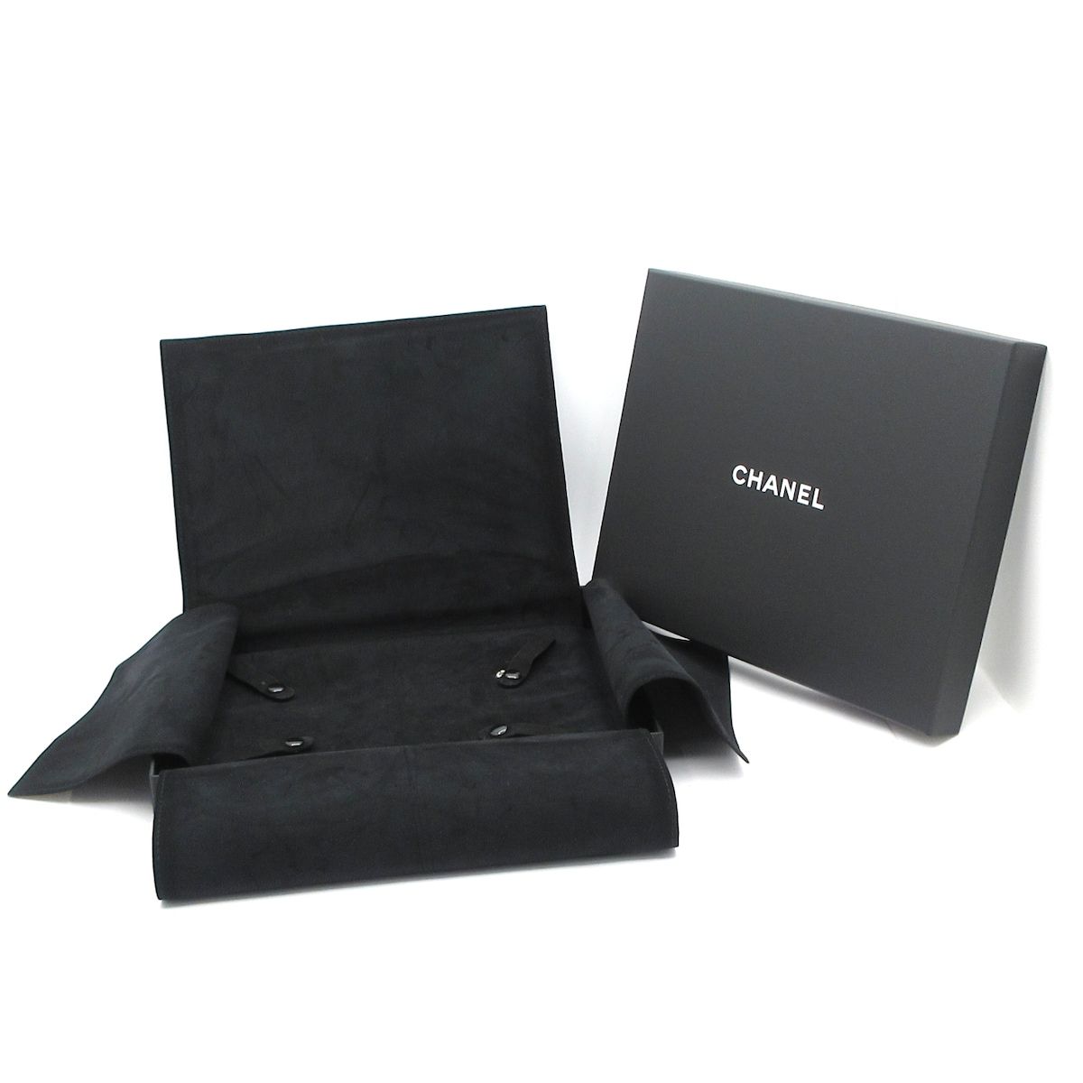 Chanel Necklace CC Logo Gold White Clear Long — view 6