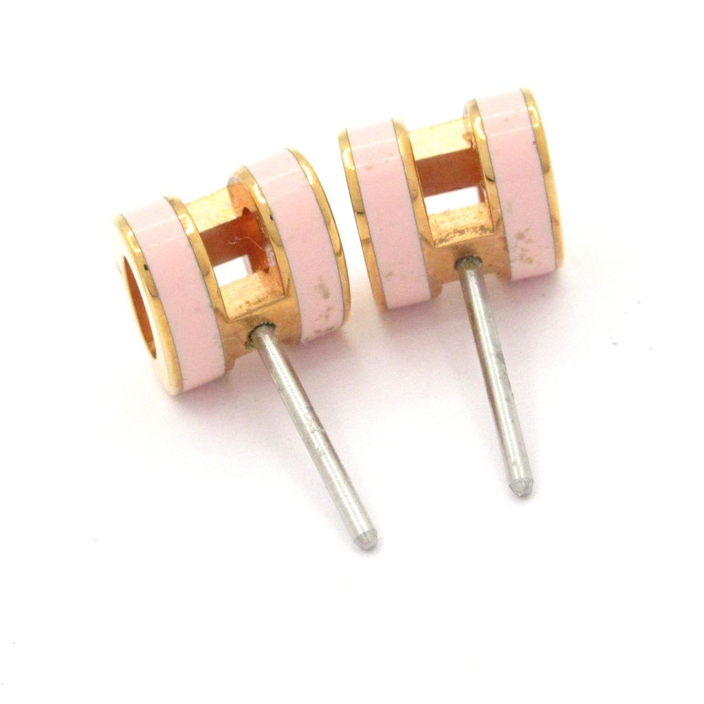 Hermes Earrings Mini Pop Light Pink Gold — view 4