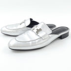 Hermes Trocadero Sandals Silver — view 3