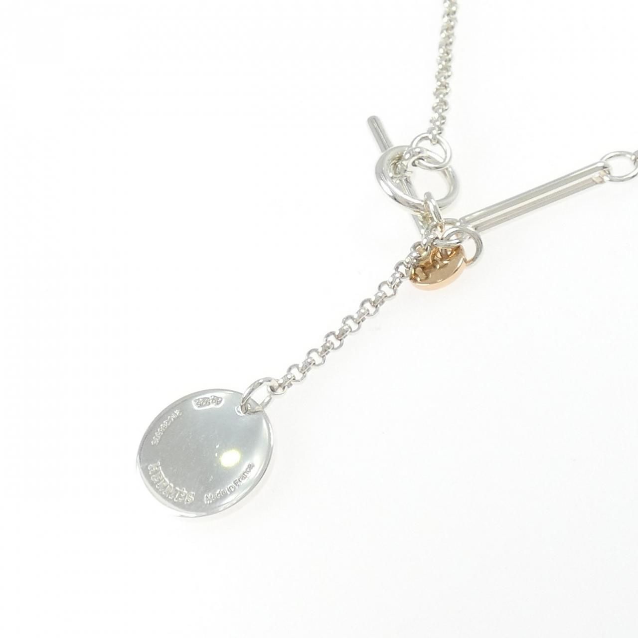 Hermes Exlibris Necklace Gold — view 4