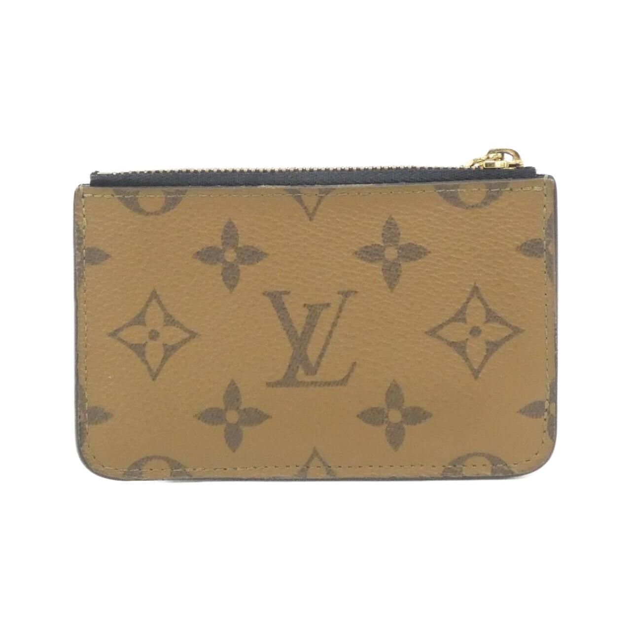 Louis Vuitton Monogram Reverse Card Case Holder Romy Coin & — view 2