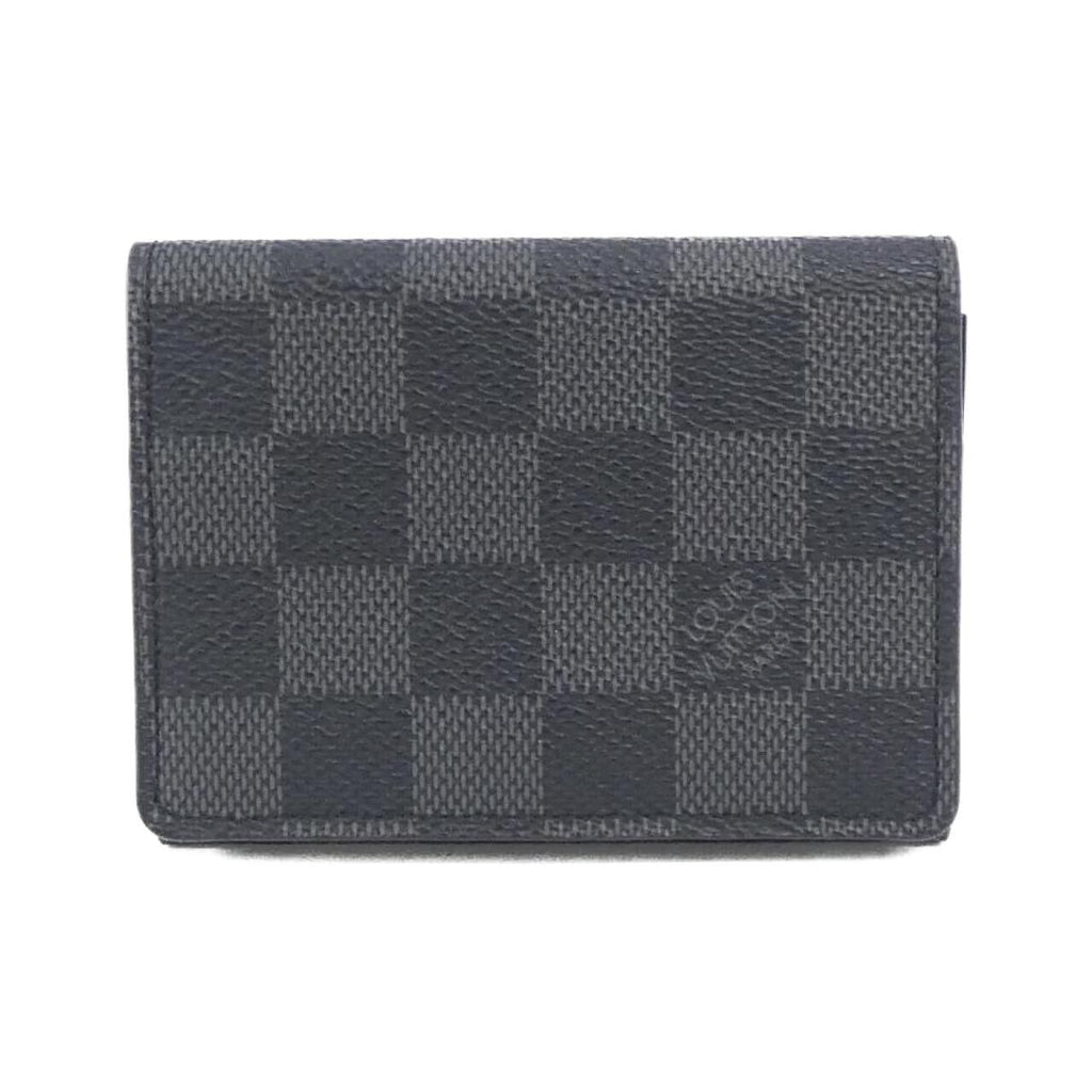 Louis Vuitton Damier Graphite Envelope Business Card Holder Case