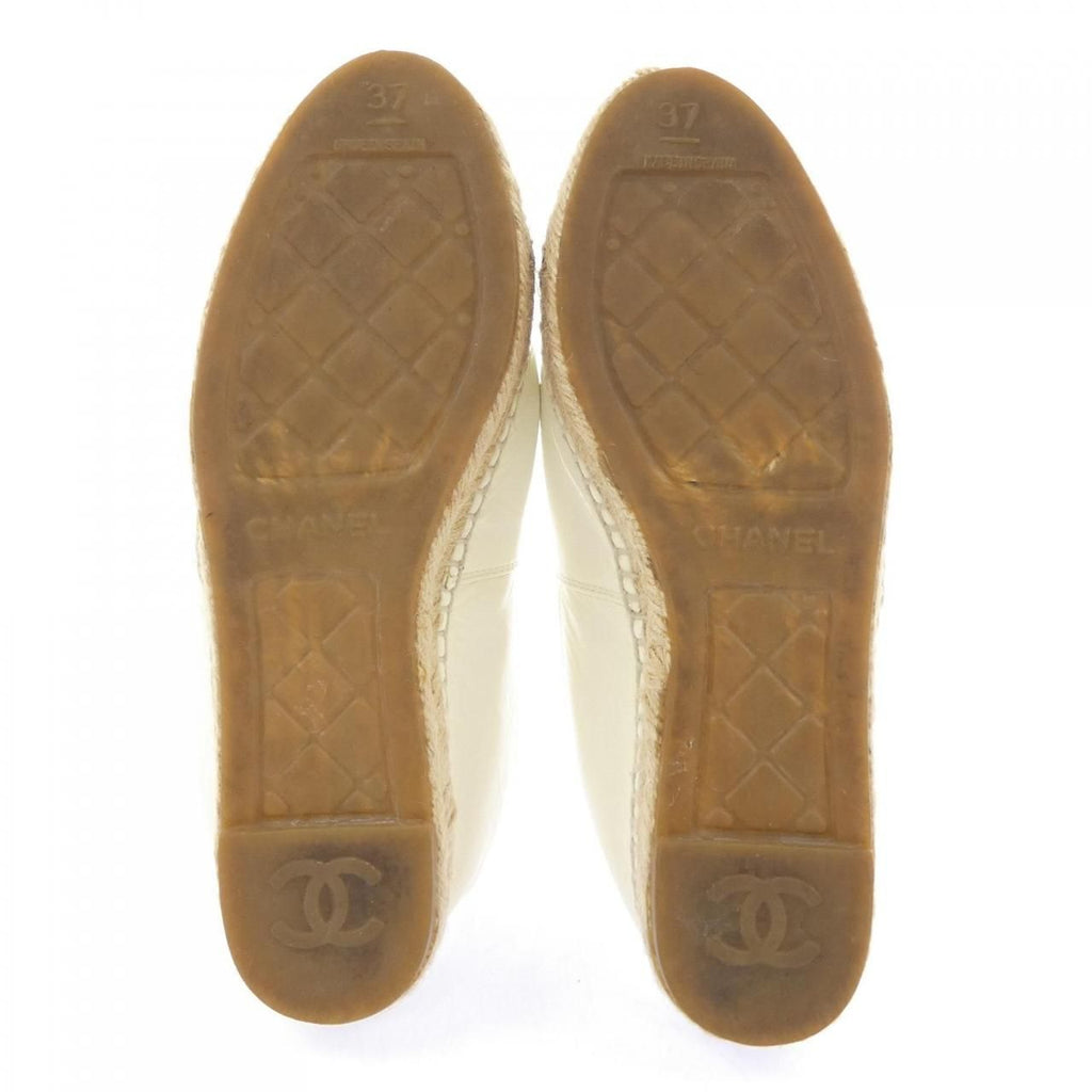 Chanel Espadrille Shoes White — view 5