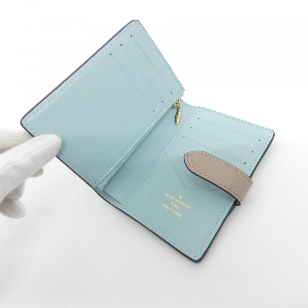 Louis Vuitton Taurillon LV Vertical Wallet Compact — view 5