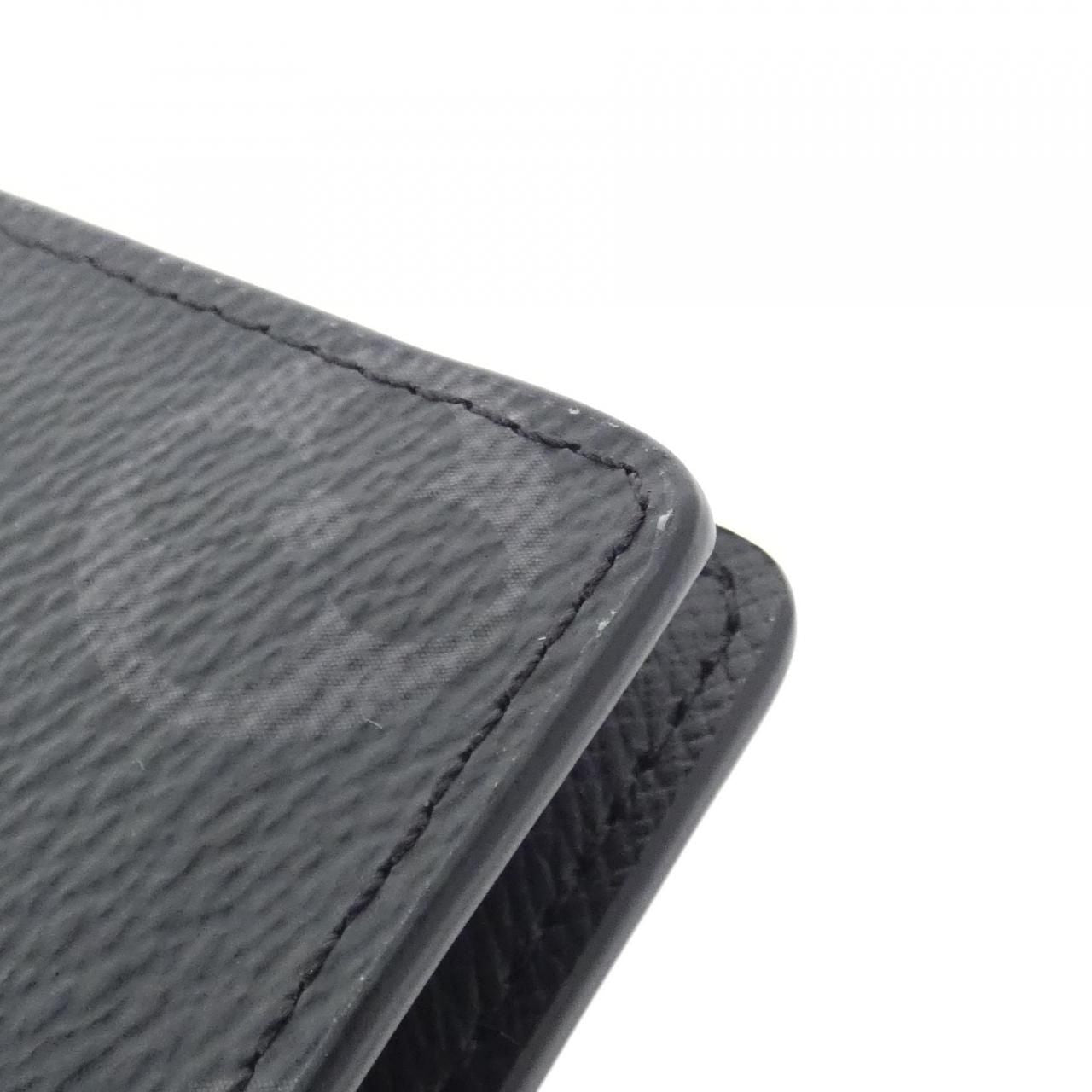 Louis Vuitton Monogram Eclipse Portefeuille Brazza Wallet — view 2