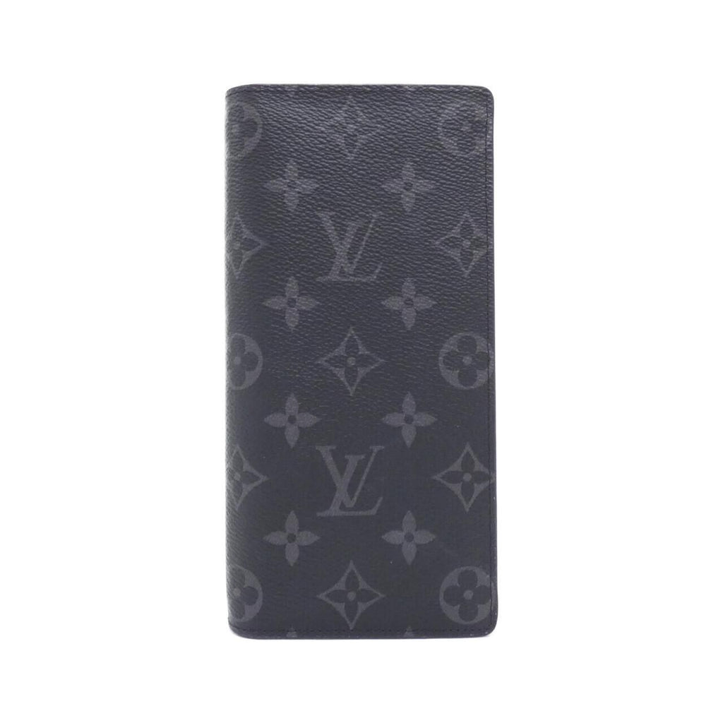 Louis Vuitton Monogram Eclipse Portefeuille Brazza Wallet