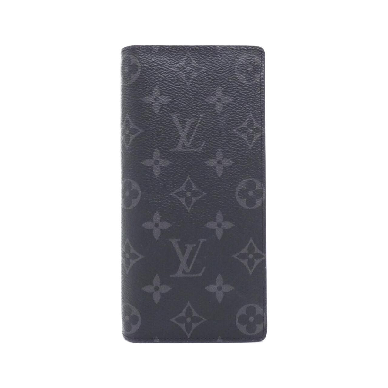 Louis Vuitton Monogram Eclipse Portefeuille Brazza Wallet