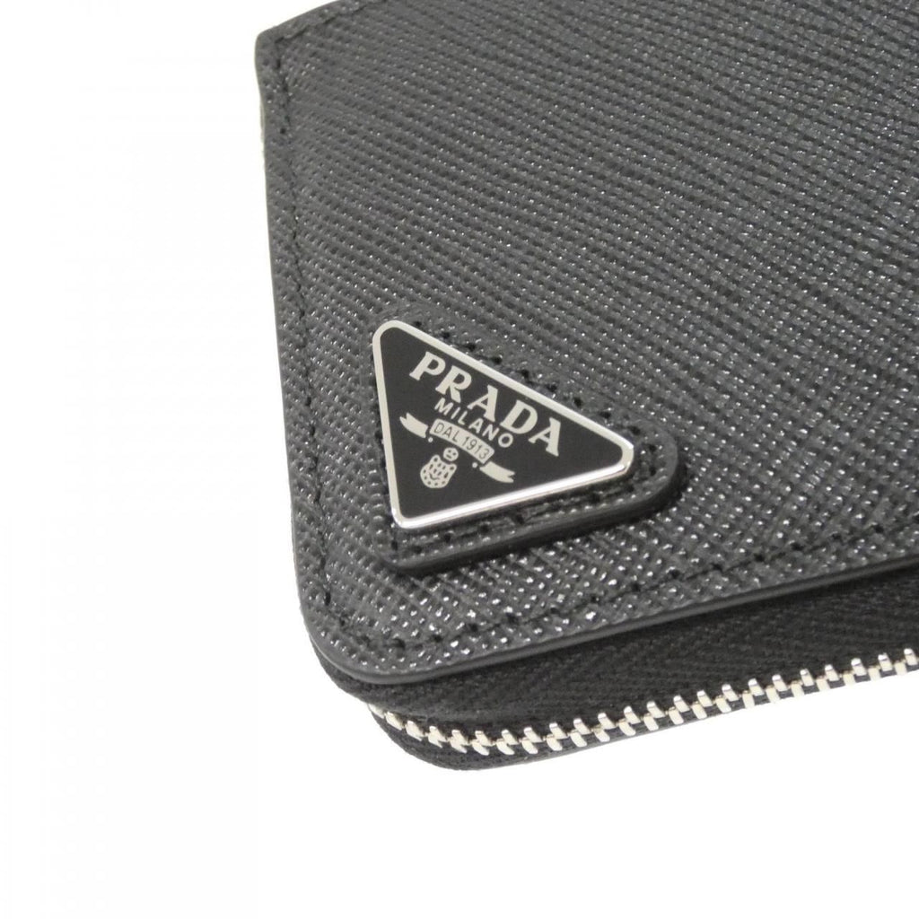Prada Coin Case Coin Purse Silver — view 4