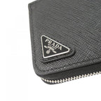 Prada Coin Case Coin Purse Silver — view 4