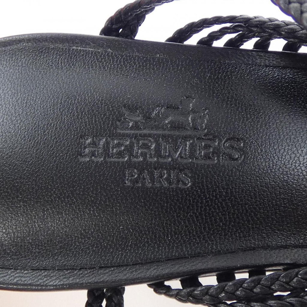 Hermes Cama Sandals Black — view 6