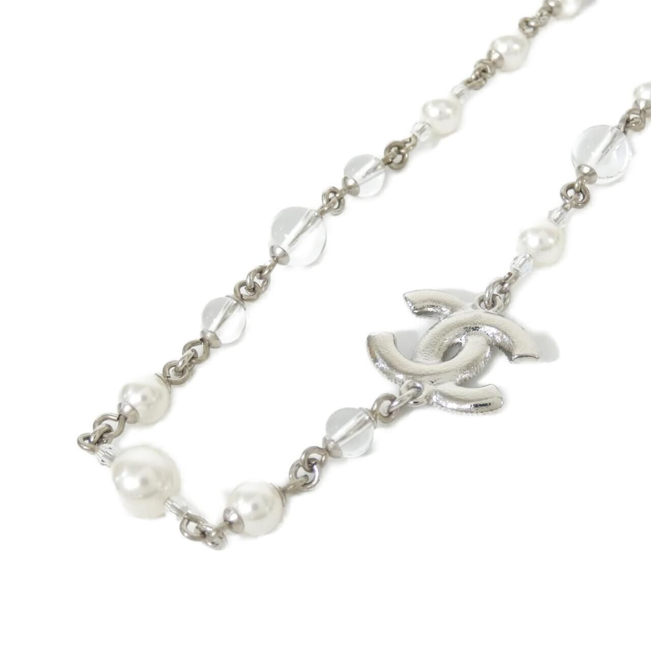 Chanel Necklace Silver — view 3