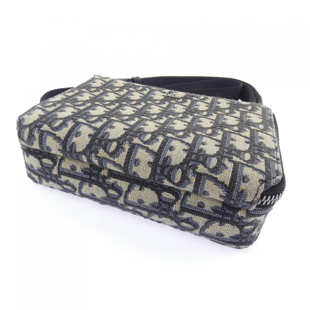 Dior Zip Pouch Oblique Jacquard — view 4