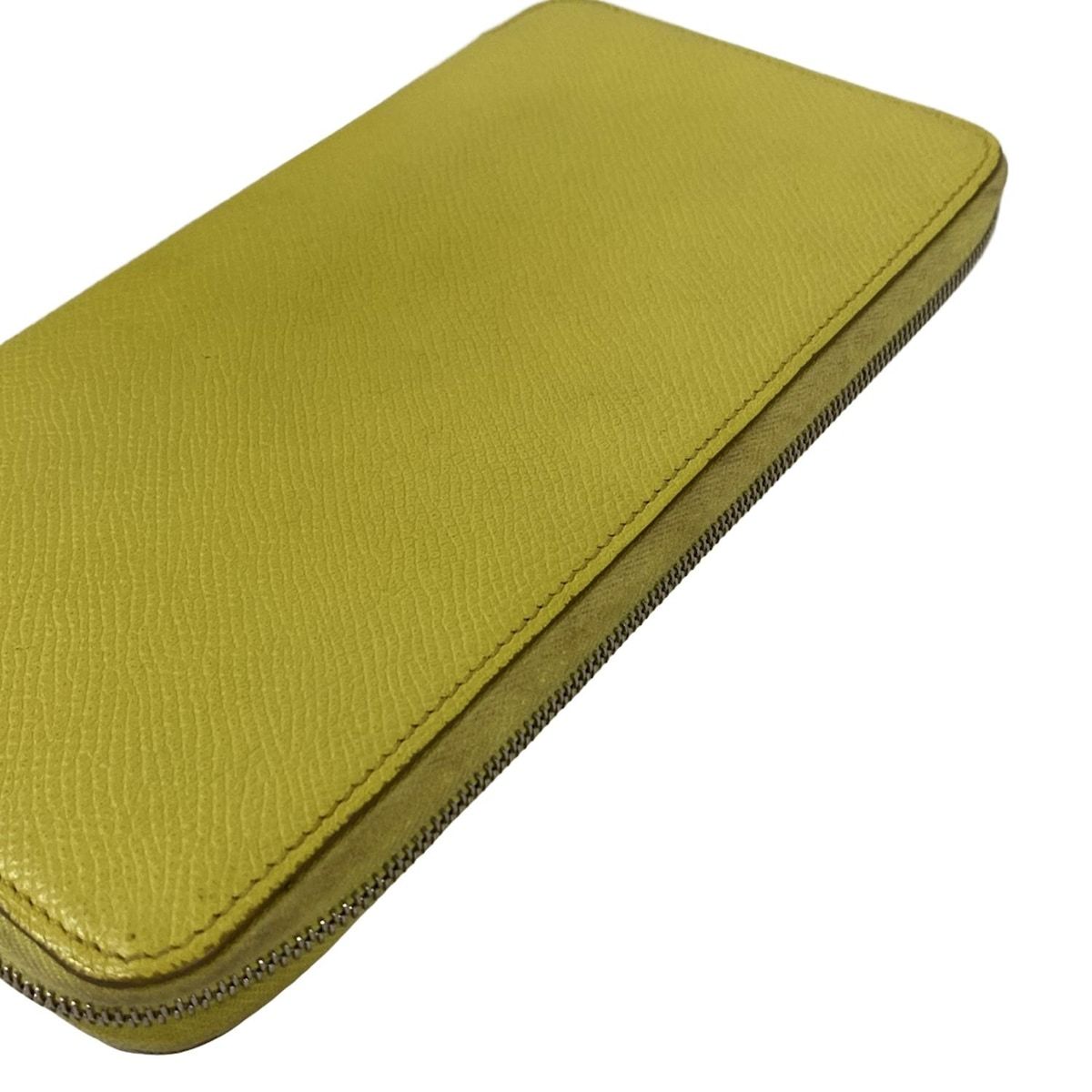 Hermes Wallet Azap Long Silk in Souffle Zip Around Silver — view 7