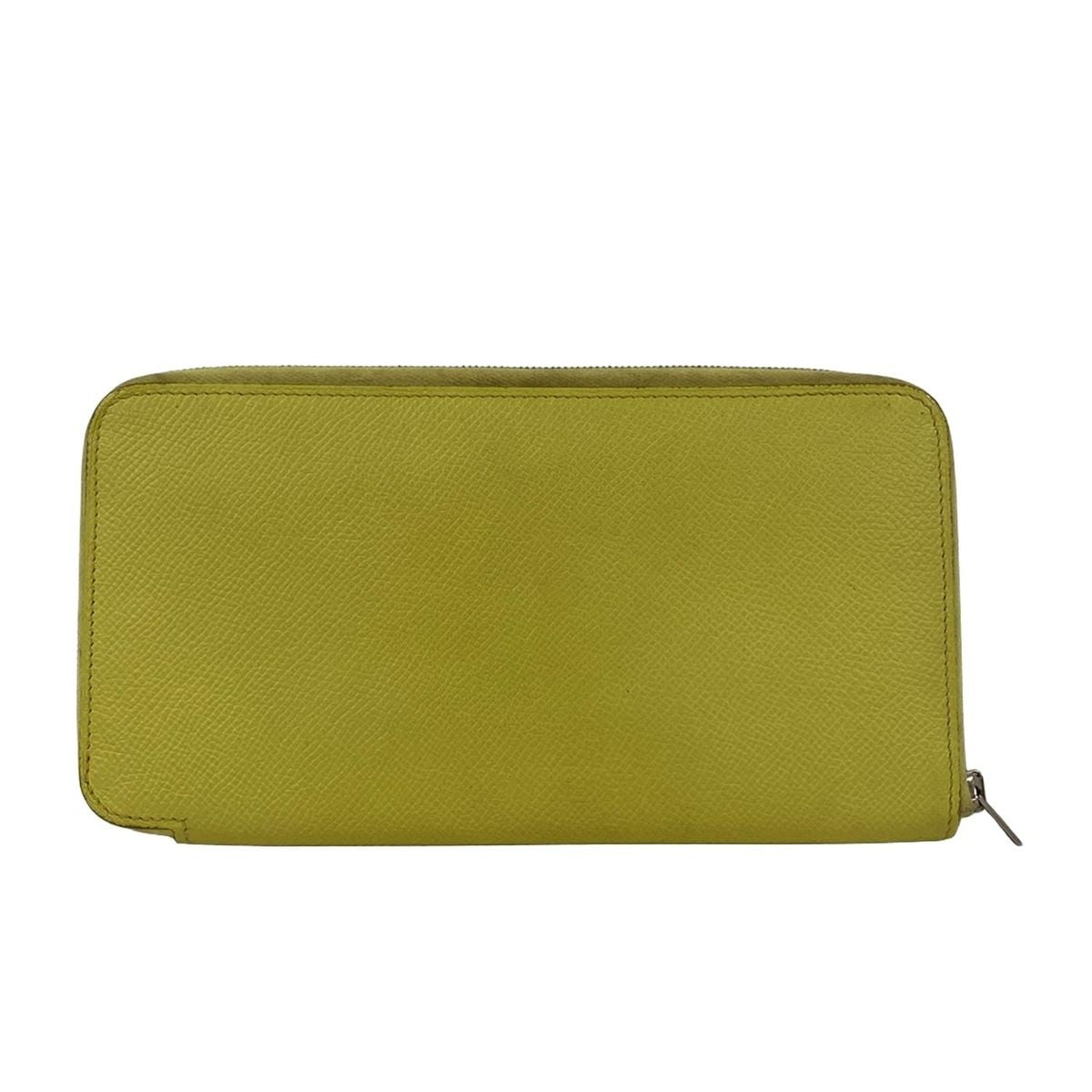 Hermes Wallet Azap Long Silk in Souffle Zip Around Silver — view 2