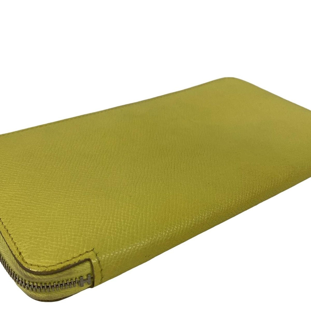 Hermes Wallet Azap Long Silk in Souffle Zip Around Silver — view 9
