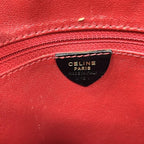 Celine Shoulder Bag Black Gold Chain Leather — view 8