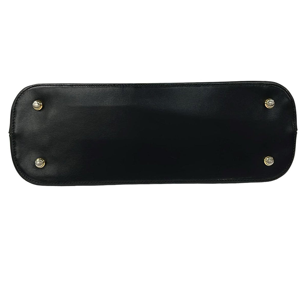 Celine Shoulder Bag Black Gold Chain Leather — view 5
