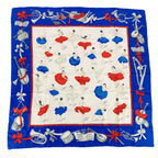 Hermes Carre 90 Silk Scarf la Danse la Dance Ballerina Light Blue