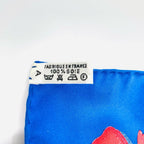 Hermes Carre 90 Silk Scarf la Danse la Dance Ballerina Light Blue — view 7