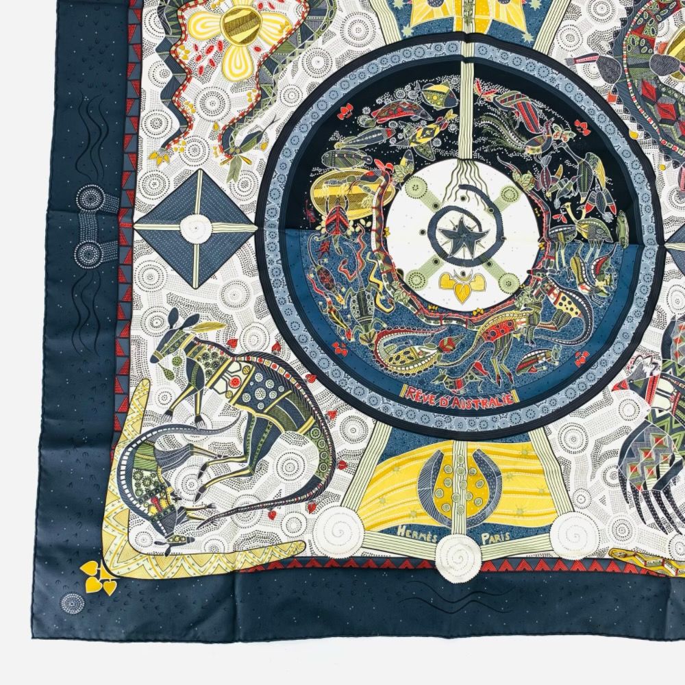 Hermes Scarf Carre 90 Reve D'australie Australian Dream — view 4