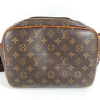 Louis Vuitton Shoulder Bag Reporter PM Lipoter PM Monogram Canvas Brown — view 2