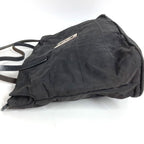 Fendi Handbag FF Logo Leather Nylon Black — view 3