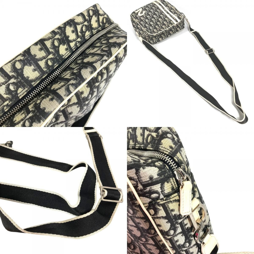 Dior Shoulder Bag Trotter Logo No2 Black — view 8