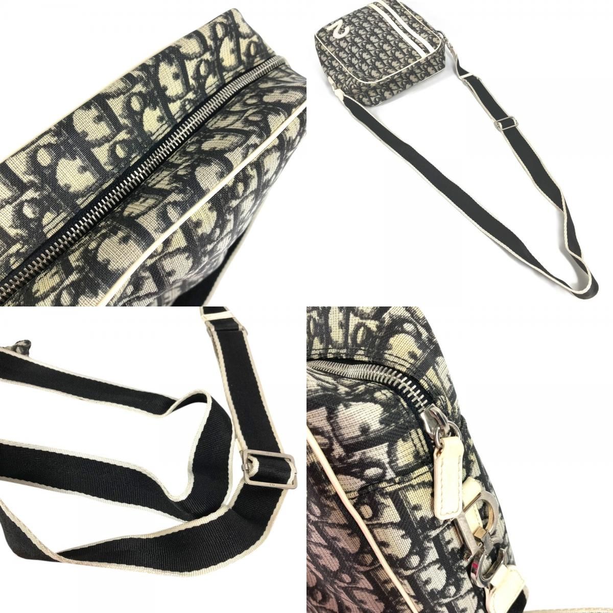 Dior Shoulder Bag Trotter Logo No2 Black — view 8