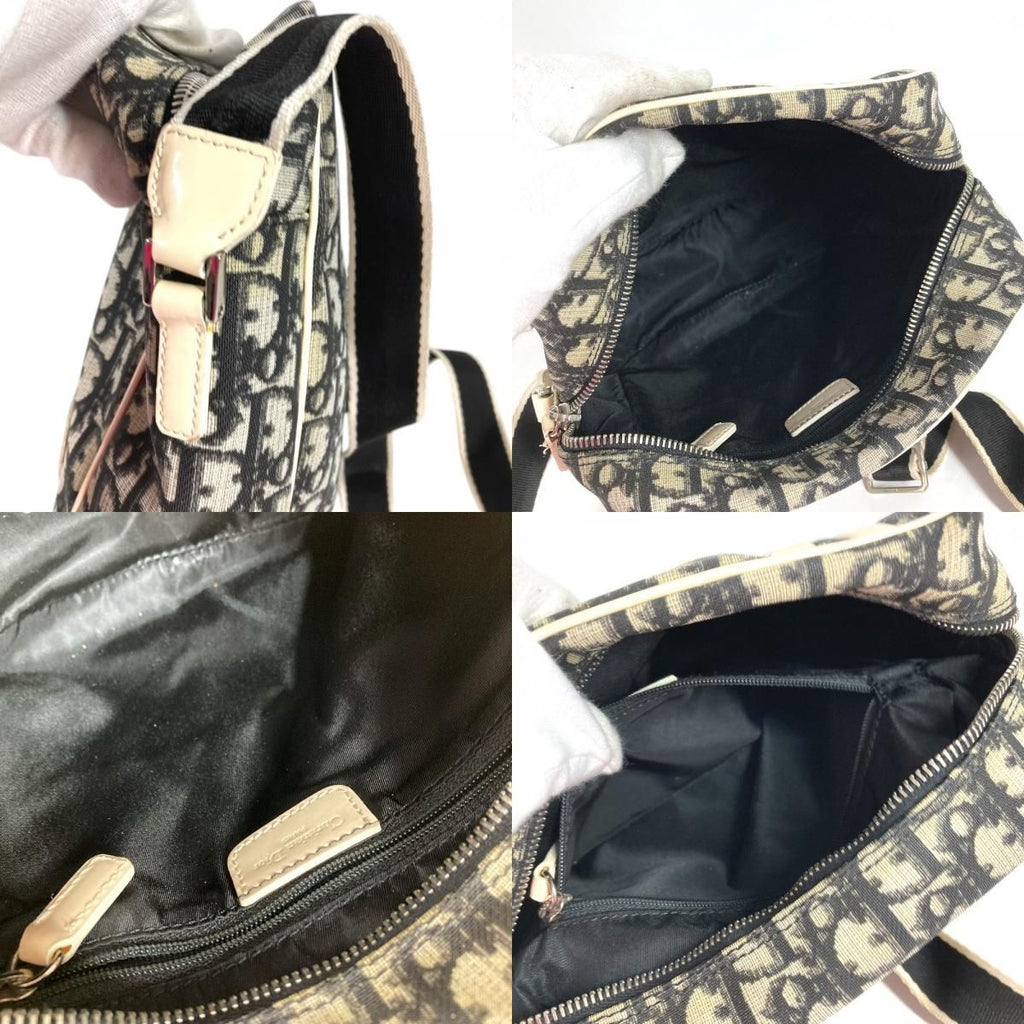 Dior Shoulder Bag Trotter Logo No2 Black — view 9