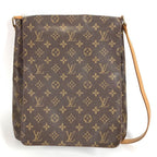 Louis Vuitton Shoulder Bag Musette Monogram Canvas Brown