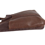 Hermes Handbag Fourre Tout Cabas Leather Canvas Brown — view 4