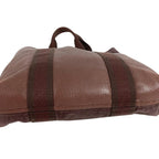 Hermes Handbag Fourre Tout Cabas Leather Canvas Brown — view 6