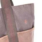 Hermes Handbag Fourre Tout Cabas Leather Canvas Brown — view 3