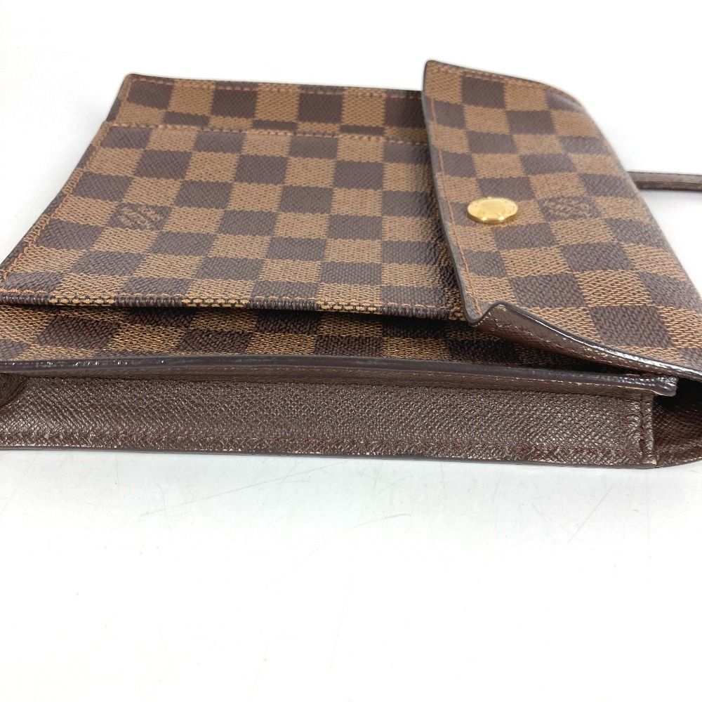 Louis Vuitton Shoulder Bag Pimlico Damier Canvas Ebene Brown — view 6