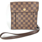 Louis Vuitton Shoulder Bag Pimlico Damier Canvas Ebene Brown