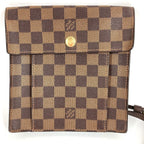 Louis Vuitton Shoulder Bag Pimlico Damier Canvas Ebene Brown — view 2