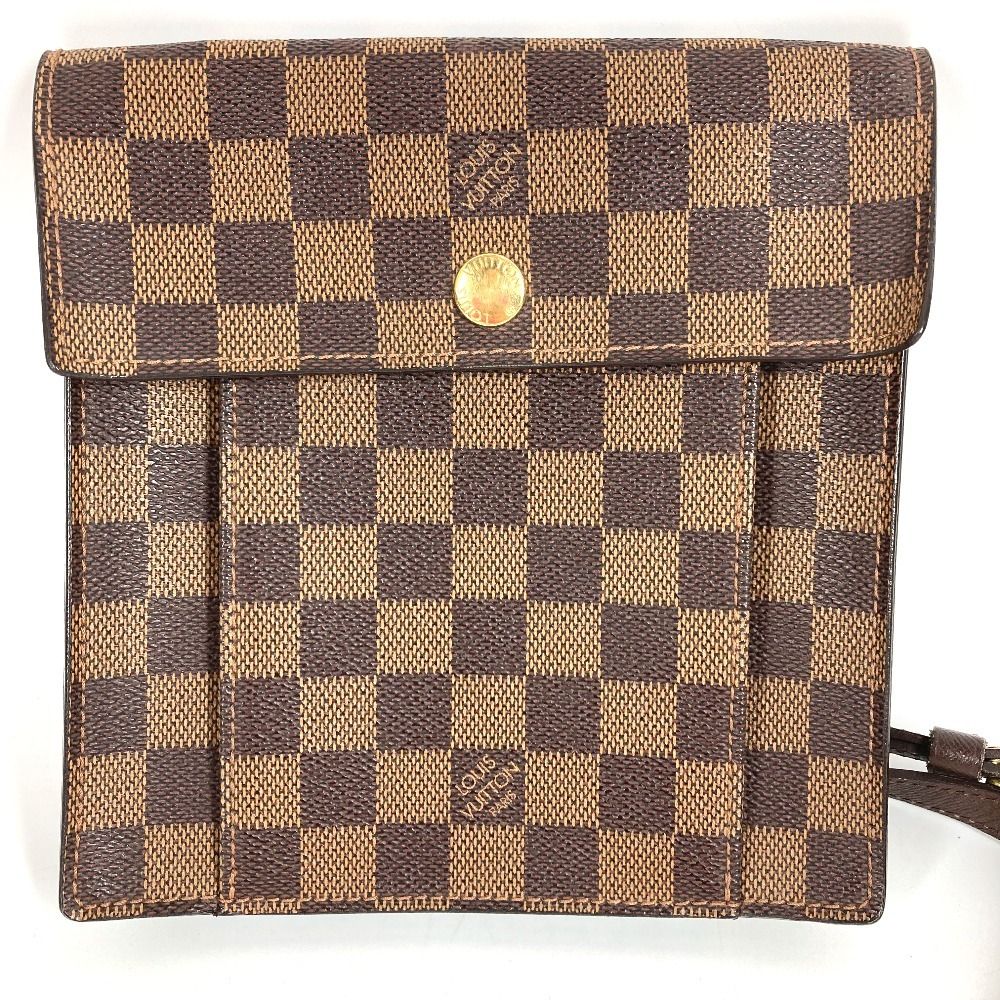 Louis Vuitton Shoulder Bag Pimlico Damier Canvas Ebene Brown — view 2