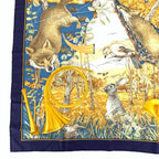 Hermes Carre 90 Chasse Au Bois Forest Hunting Silk Scarf — view 4