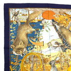 Hermes Carre 90 Chasse Au Bois Forest Hunting Silk Scarf — view 2