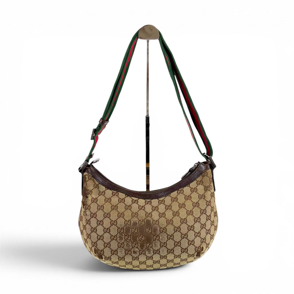 Gucci Sherry Line Cross Belt Bag Brown GG Canvas — view 3