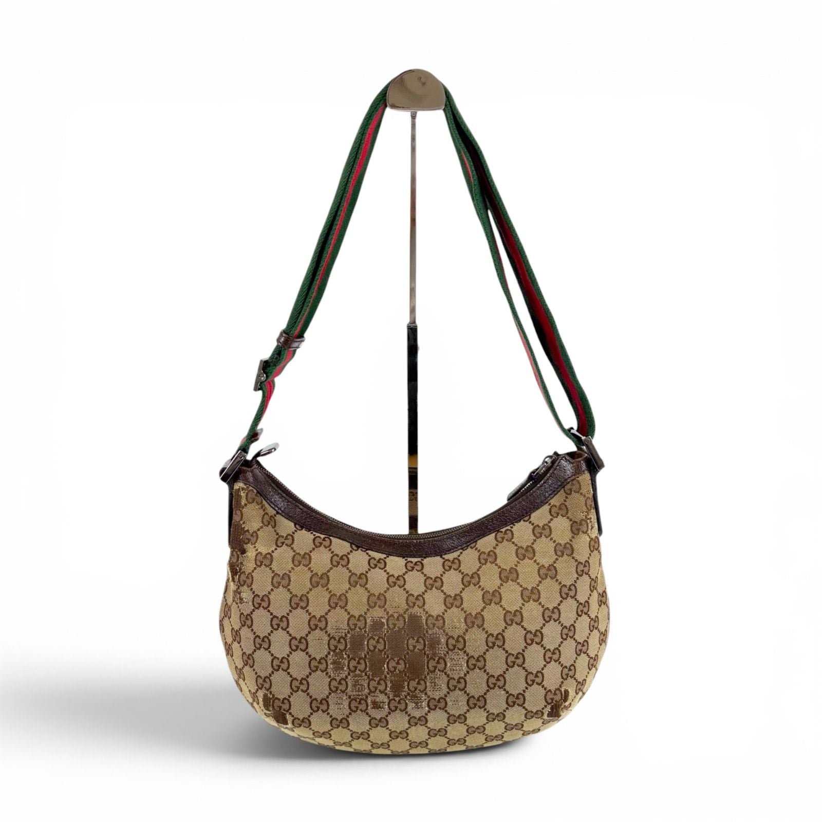 Gucci Sherry Line Cross Belt Bag Brown GG Canvas — view 3