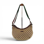 Gucci Sherry Line Cross Belt Bag Brown GG Canvas — view 2